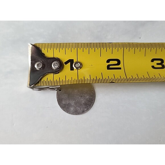 Nature Cast Dangle Trees On Disc Pierced Earrings - Picture 8 of 10